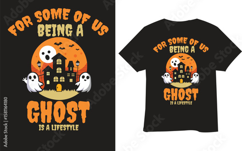 Vintage Halloween t-shirt design