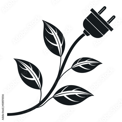 Green Energy Concept Illustrating Sustainable Power And Natural Resources