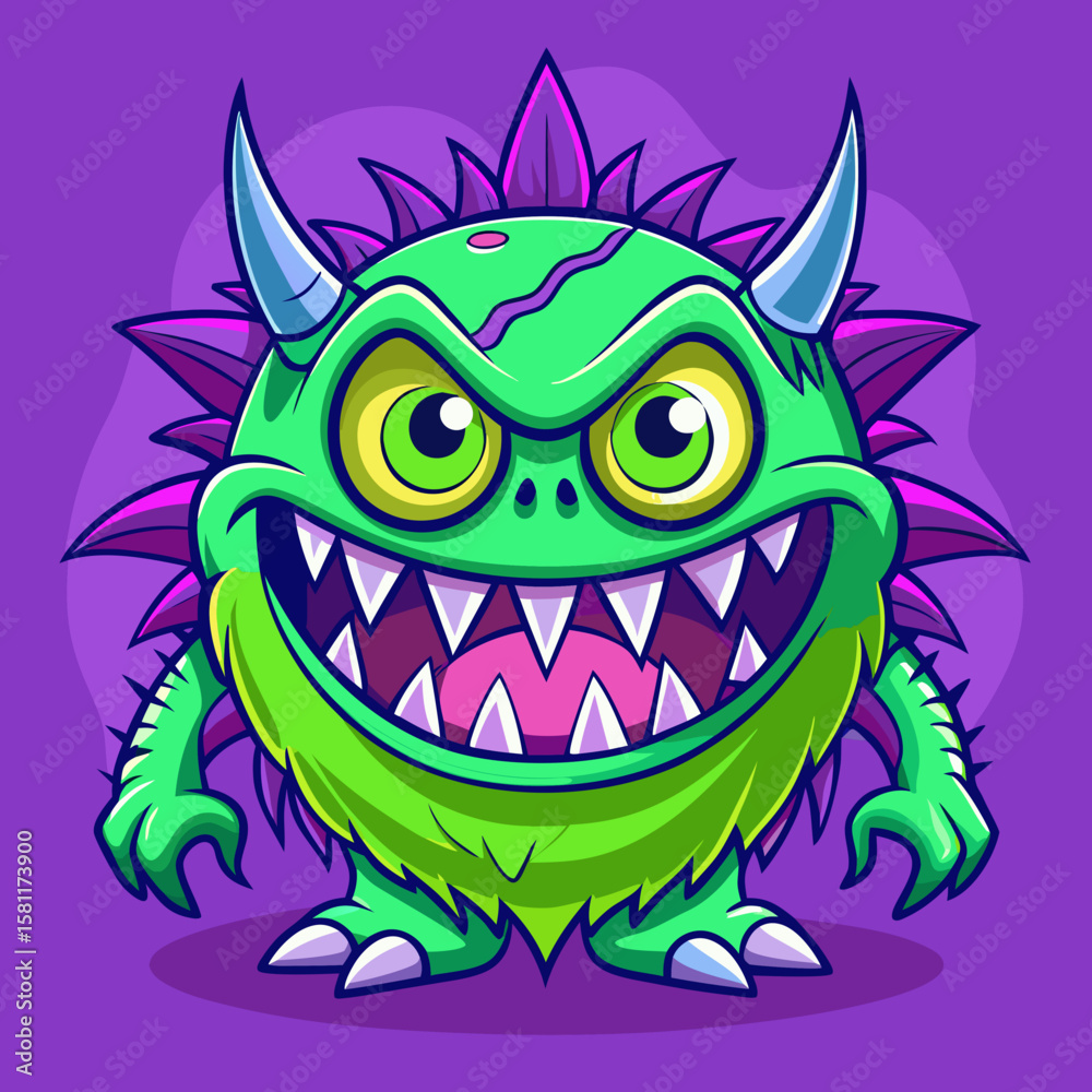 Fototapeta premium Trippy Cartoon Vector Designs