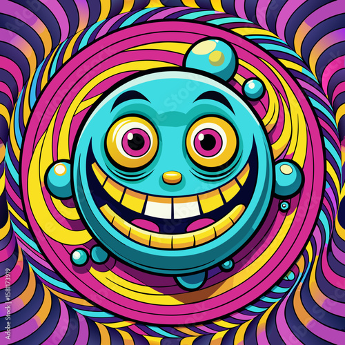 Trippy Cartoon Vector Designs
