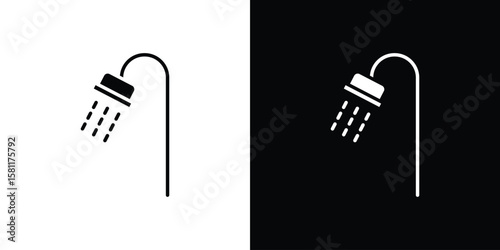 Shower Head icon, Vector graphics in filled style