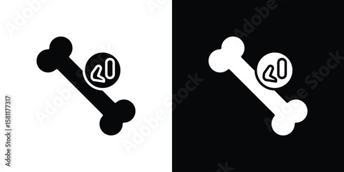 Multiple myeloma icon, Vector graphics in filled style