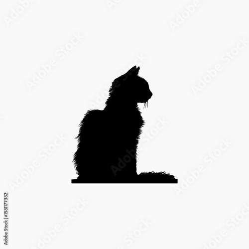 animals cats graphic illustration cats black icon