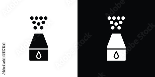 Humidifier icon, Vector graphics in filled style