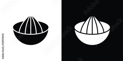 Hand Juicer icon, Vector graphics in filled style