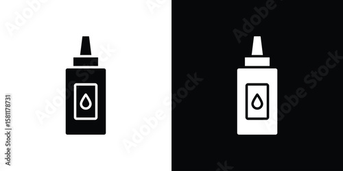Glue icon, Vector graphics in filled style