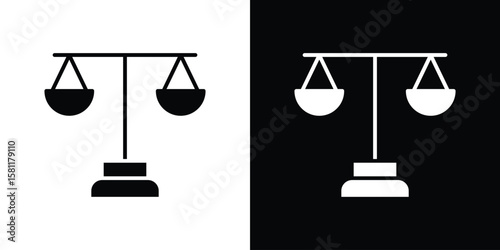 Economies of scale icon, Vector graphics in filled style