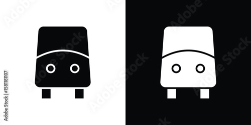 Air purifier icon, Vector graphics in filled style