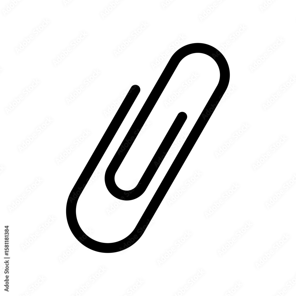 Obraz premium Paper clip icon
