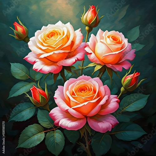 Impressionist roses in full bloom.jpg