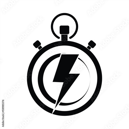 quick action icon. vector illustration
