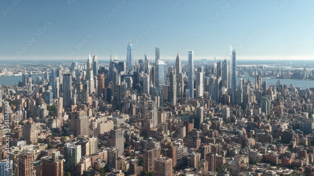 Fototapeta premium New York city skyline
