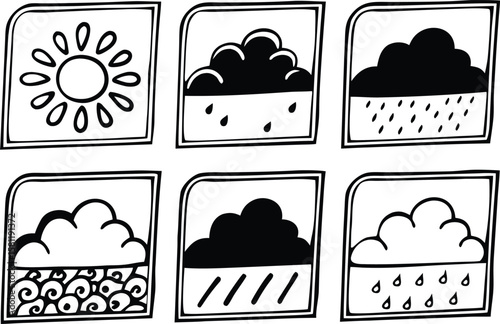 Weather Forecast Symbol Icons