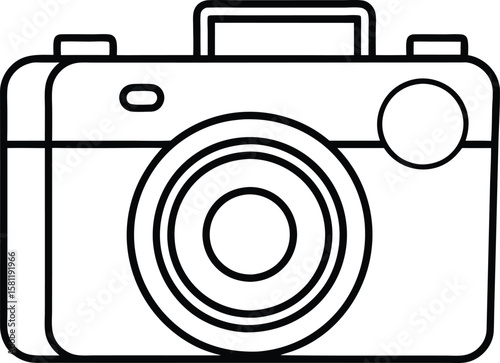 A diferent camera vector illustration