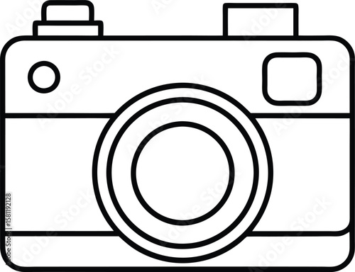 A diferent camera vector illustration