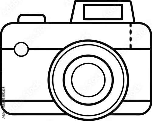 A diferent camera vector illustration