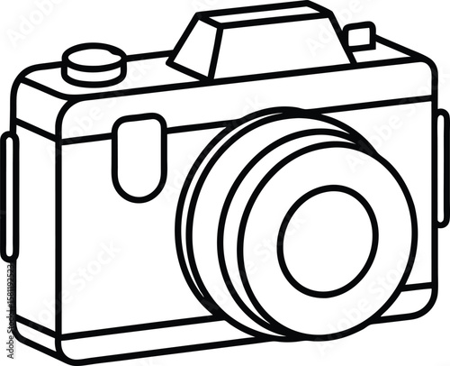A diferent camera vector illustration