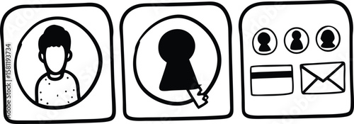 User Profile and Account Icons