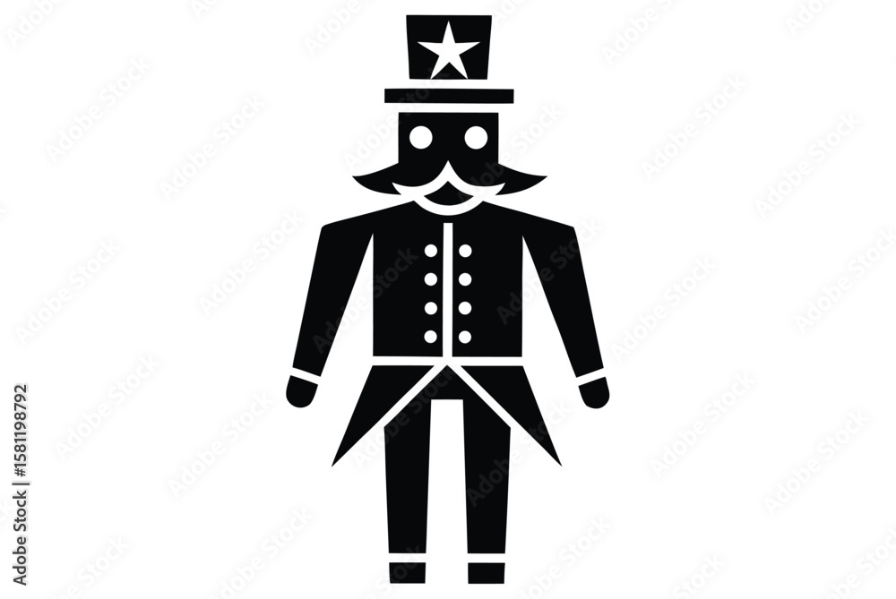 Fototapeta premium nutcracker icon vector 