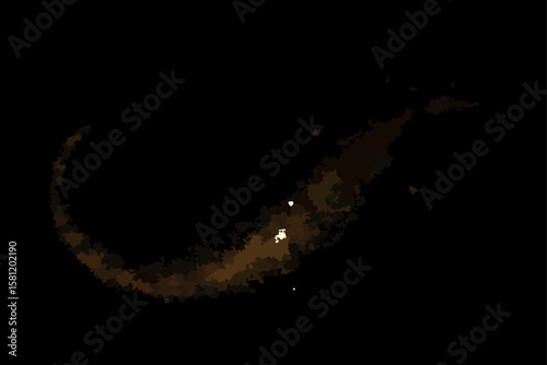 explosion in the dark