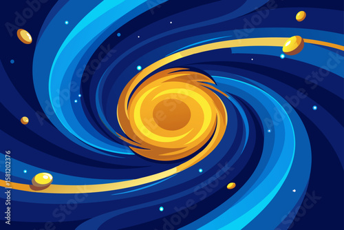 abstract background with stars