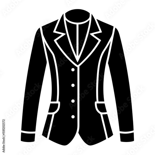 "equestrian jacket icon