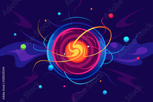 abstract background with hearts