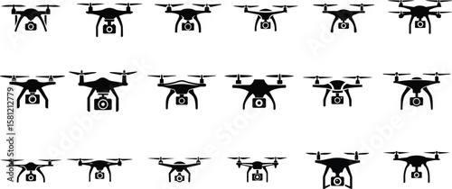 Drone vector icon
