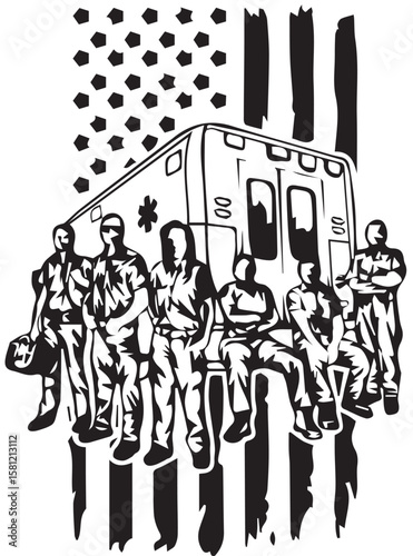 **Dedicated Paramedics: Facing Immense Stress, Burnout, and Constant Exposure to Human Suffering.**