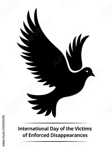 International Day of the Victims of Enforced Disappearances A Dove of Peace in Flight