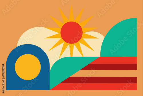 sun and flower