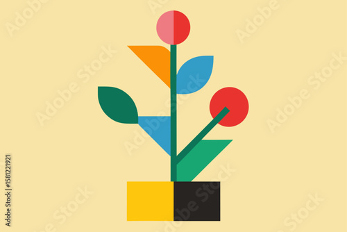 vector illustration of a flower