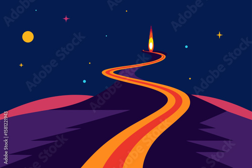 christmas night scene