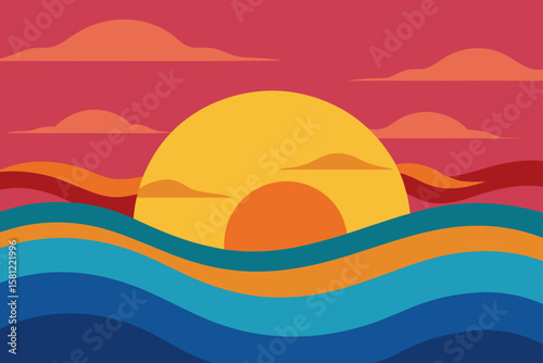 vector illustration of an abstract background