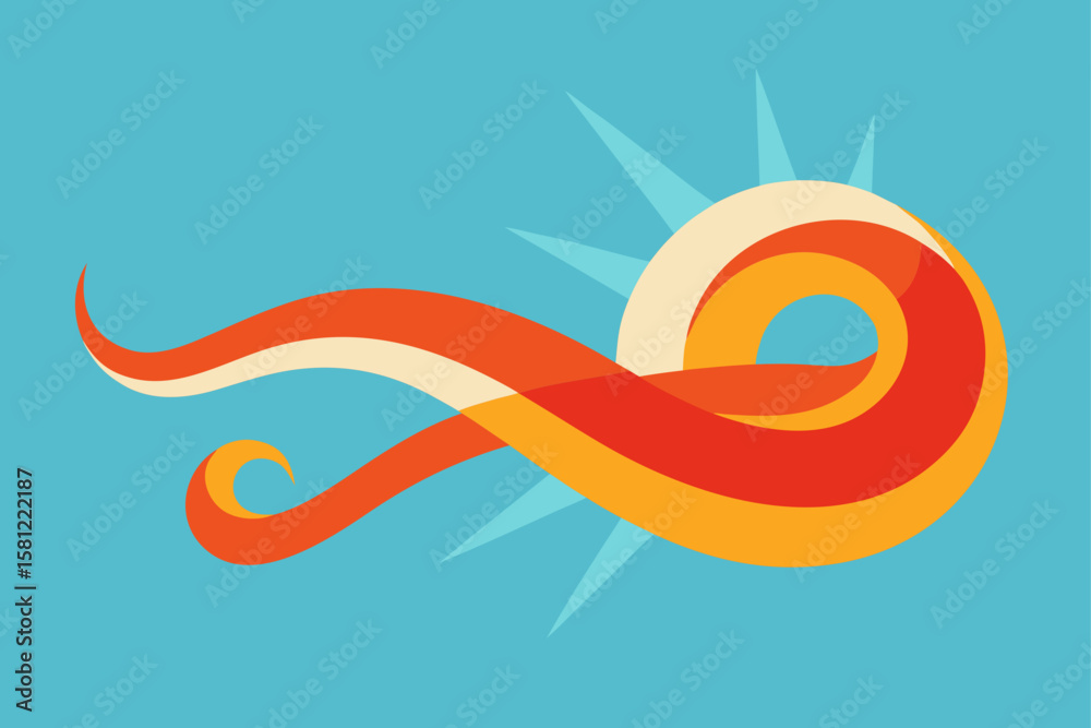 Obraz premium vector illustration of an abstract background