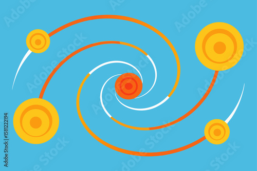 abstract background with circles