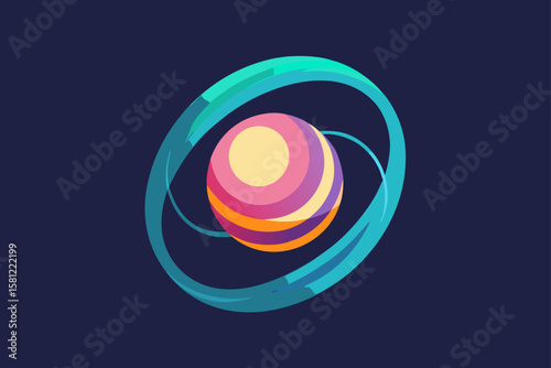 abstract background with circles