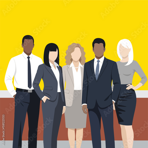 business people vector illustration