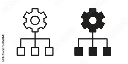 Workflow icon. Sign design vectors pack