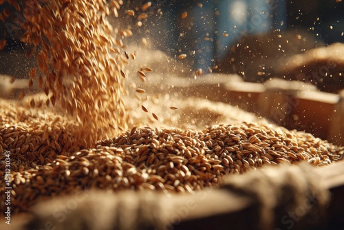 Wallpaper Mural The journey of grains: from raw to brewed perfection. Specialty malts. Exploring the diverse world of modern beer brewing grains. Future brewing. Beer grains. Torontodigital.ca