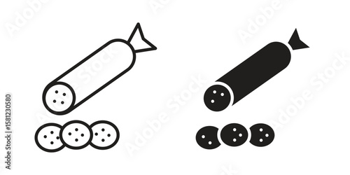 Salami icon. Sign design vectors pack