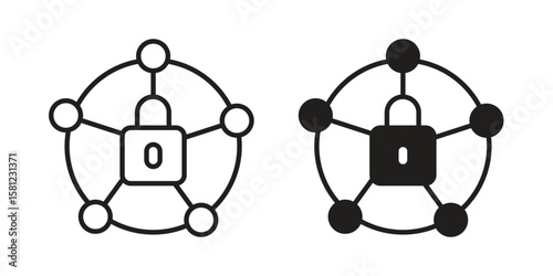 Private network icon. Sign design vectors pack