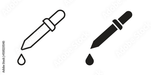 Pipette icon. Sign design vectors pack