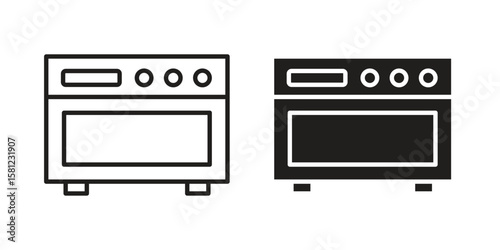 Oven icon. Sign design vectors pack
