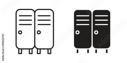 Locker icon. Sign design vectors pack