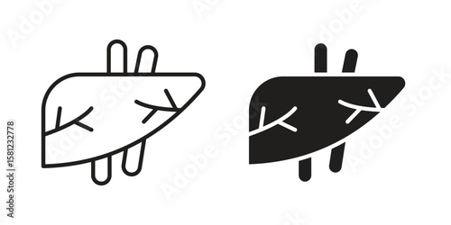 Liver icon. Sign design vectors pack