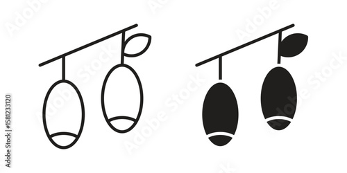 Jujube icon. Sign design vectors pack