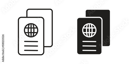 Immigration icon. Sign design vectors pack