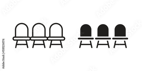 Cinema seat icon. Sign design vectors pack