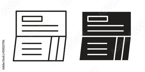 Bankbook icon. Sign design vectors pack